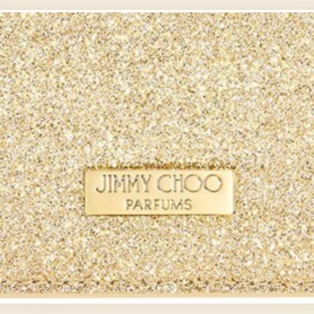NWOT Jimmy Choo Cosmetic Bag & Charm - Picture 2 of 8
